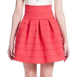 Anthropologie Girls From Savoy Structured Pleated Mini Skirt Medium/Large